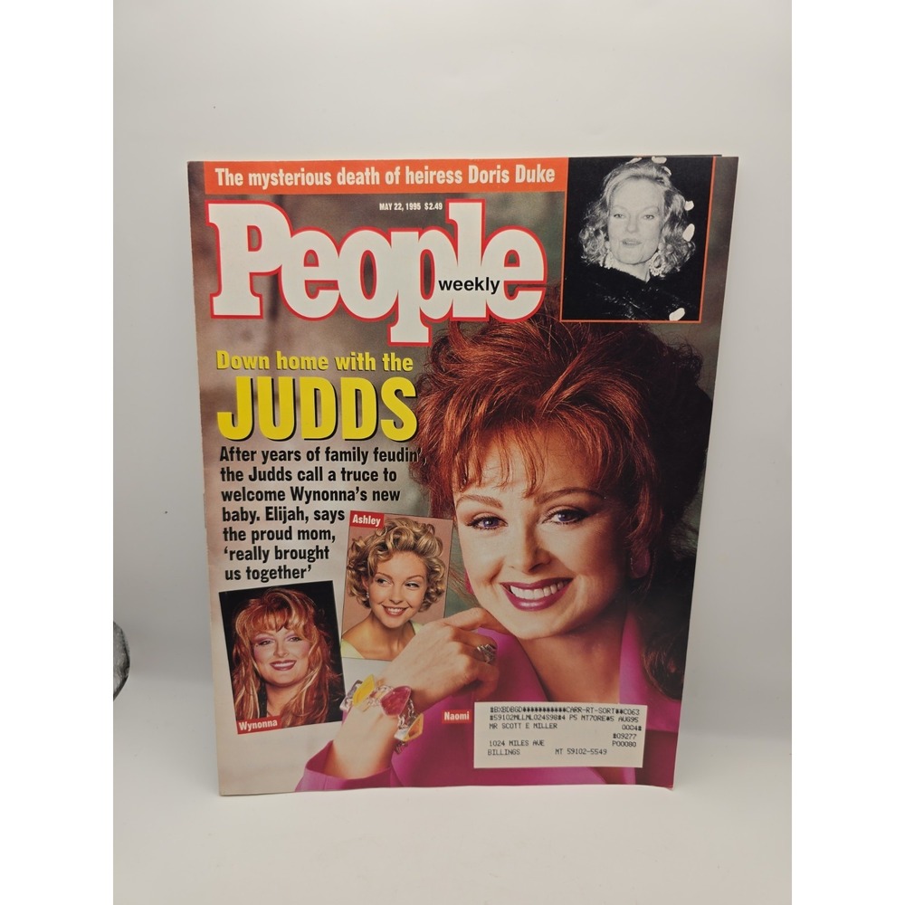 People Magazine May 22, 1995 Down Home With The Judds Excellent Condition